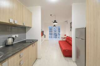 Апарт-отели Partner Guest House Киев Современные апартаменты с 1 спальней на верхнем этаже, панорамный вид-9